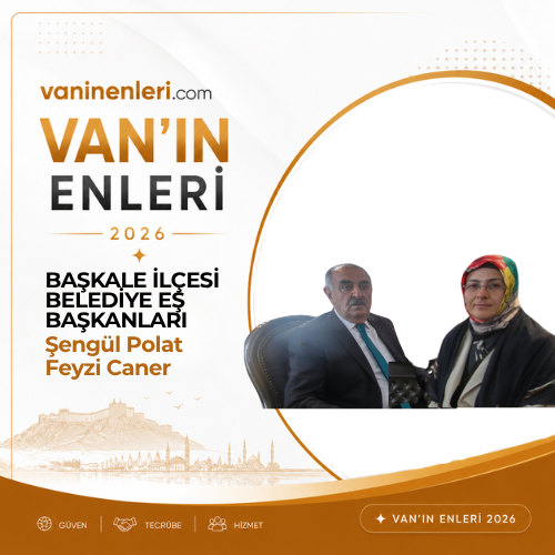 Başkale İlçesi Belediye eş Başkanları Şengül POLAT  Feyzi CANER